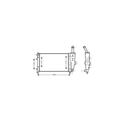 VAN WEZEL Radiateur refroidissement du moteur 17002281 International Radiators