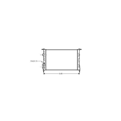 VAN WEZEL Radiateur refroidissement du moteur 43002198 International Radiators