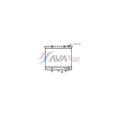 AVA DEUTSCHLAND GMBH Radiateur refroidissement du moteur AU2173 Ava Quality Cooling