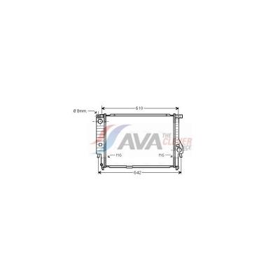 AVA DEUTSCHLAND GMBH Radiateur refroidissement du moteur BW2167 Ava Quality Cooling