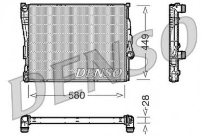 DENSO Radiateur refroidissement du moteur DRM05069 