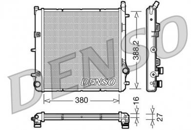 DENSO Radiateur refroidissement du moteur DRM21005 