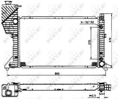 NRF  50574 Radiateur, refroidissement du moteur