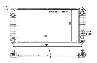 NRF  56011&nbsp;Radiateur, refroidissement moteur