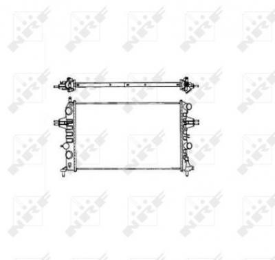 NRF  58176 Radiateur, refroidissement du moteur
