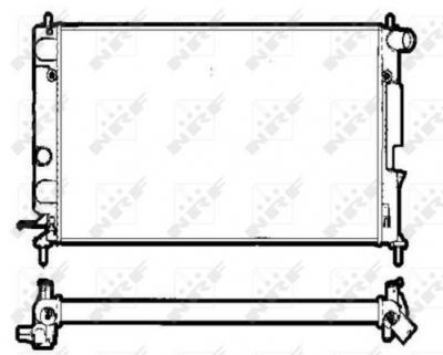 NRF  58290 Radiateur, refroidissement du moteur