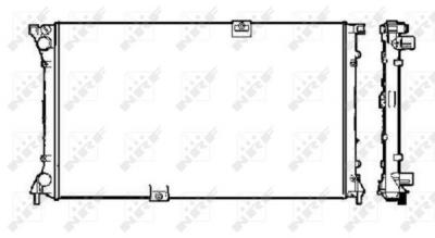 NRF  58330 Radiateur, refroidissement du moteur