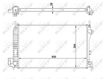 NRF  58294 Radiateur, refroidissement du moteur