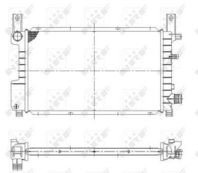 NRF  55314 Radiateur, refroidissement du moteur