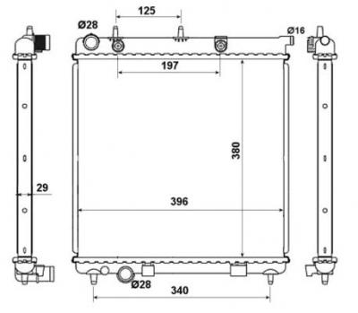 NRF  50467 Radiateur, refroidissement du moteur