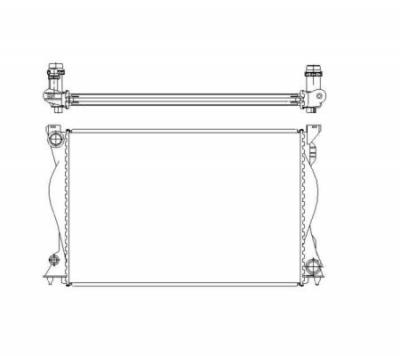 NRF  50597 Radiateur, refroidissement du moteur