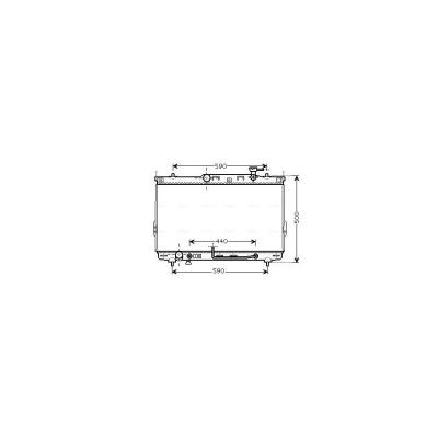AVA QUALITY COOLING  - Radiateur de moteur HYA2110 - R&eacute;f. HYA2110