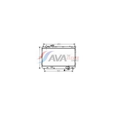 AVA DEUTSCHLAND GMBH Radiateur refroidissement du moteur KAA2084 Ava Quality Cooling