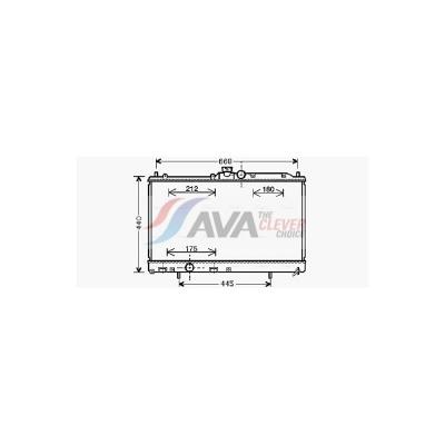 AVA DEUTSCHLAND GMBH Radiateur refroidissement du moteur MT2195 Ava Quality Cooling