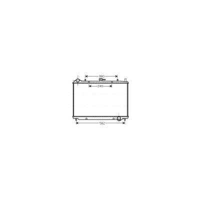 AVA QUALITY COOLING Radiateur refroidissement du moteur OL2456 