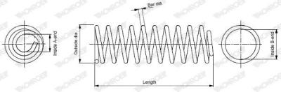 MONROE Ressort de suspension  OESpectrum SPRINGS SP3661