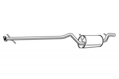 WALKER  Silencieux interm&eacute;diaire 22654