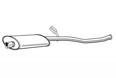 WALKER Silencieux central  22944 (X1)