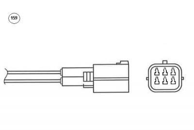 NTK NGK Sonde lambda 0087295932698