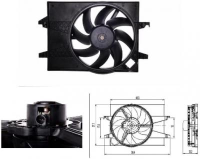 NRF Ventilateur de refroidissement du moteur  B.V. 47007