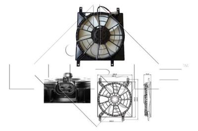 NRF Ventilateur de refroidissement du moteur  B.V. 47257