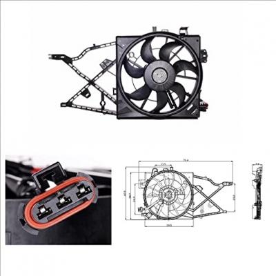 NRF Ventilateur de refroidissement du moteur  B.V. 47014