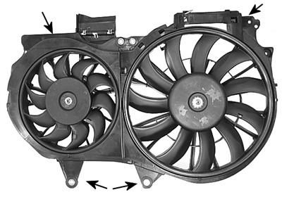 VAN WEZEL Ventilateur refroidissement du moteur 0325750 International Radiators 