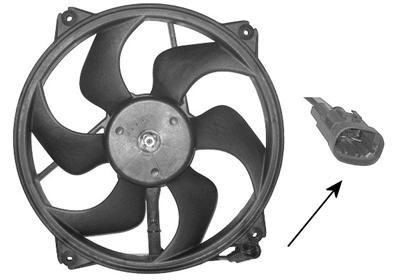 INTERNATIONAL RADIATORS Ventilateur refroidissement du moteur 0970746 