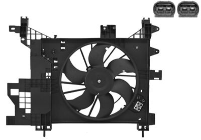 VAN WEZEL Ventilateur refroidissement du moteur 1555747 International Radiators