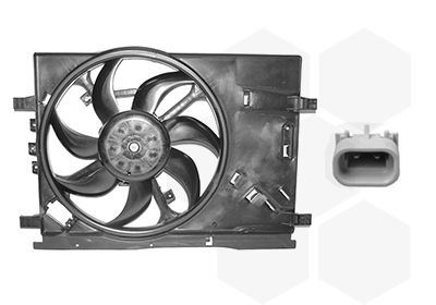 VAN WEZEL Ventilateur refroidissement du moteur 1624747 International Radiators