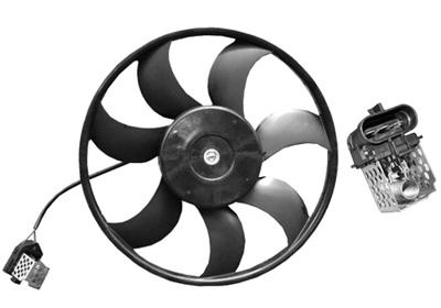 VAN WEZEL Ventilateur refroidissement du moteur 3742744 International Radiators