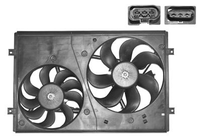 VAN WEZEL Ventilateur refroidissement du moteur 5827748 International Radiators