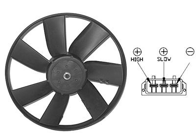 VAN WEZEL Ventilateur refroidissement du moteur 5880744 International Radiators