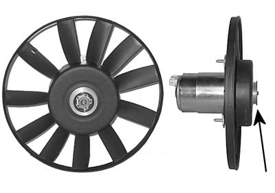 VAN WEZEL Ventilateur refroidissement du moteur 5880745 International Radiators