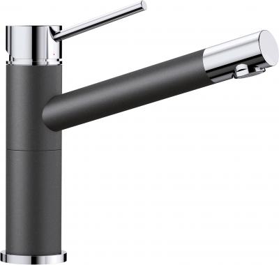 BLANCO  515323 Faucet Robinet de Cuisine, Anthrazit/Chrom, Hochdruck-Rohrauslauf