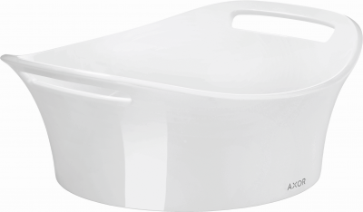 hansgrohe Axor Urquiola lavabo &agrave; poser 511/427, MG avec gelcoat, blanc