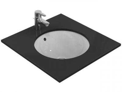 Ideal Standard - Connect - Lavabo encastr&eacute;, diam&egrave;tre : 480 mm, sans ouverture pour mitigeur, blanc E505401