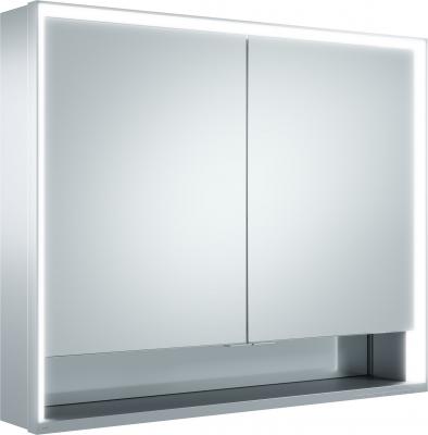 Keuco Vis pour panneaux portes courtes Royal Lumos 90x73x16cm, m Abl, WV, 2-p., alu anodis&eacute; argent