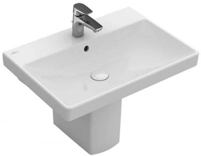 V&B AVENTO lavabo 65x47 cm, 1 trou de robinet, avec trop-plein, blanc