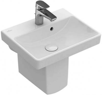 V&B AVENTO Lavabo &agrave; poser 45x37 cm, 1 trou, blanc, avec trop-plein