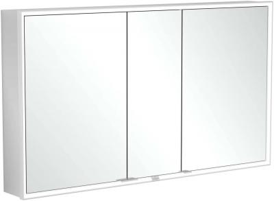 V&B Armoire miroir encastr&eacute;e MY VIEW NOW 130x75x16,8cm, LED, 3 portes, avec capteur