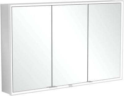 V&B Armoire miroir encastr&eacute;e MY VIEW NOW 120x75x16,8cm, LED, 3 portes, avec capteur