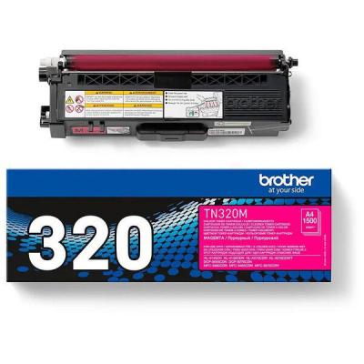  Brother TN320M - Magenta - original - cartouche de toner - pour Brother DCP-9055CDN, DCP-9270CDN, HL-4140CN, MFC-9465CDN 