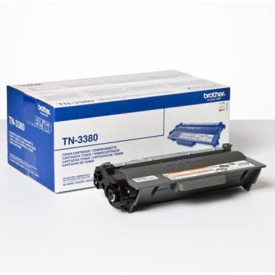  Brother TN3380 - Noir - original - cartouche de toner - pour Brother DCP-8110, 8150, 8155, 8250, HL-5440, 5450, 5470, 6180, MFC-8510, 8520, 8710, 8950 -    Jusqu'&agrave; 8000 pages ISO/IEC