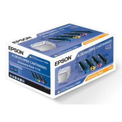EPSON Pack &eacute;conomique de 4 toners  pour Aculaser C900/C900N