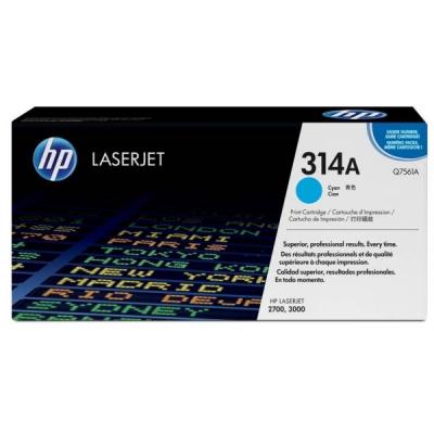 HP Toner Cyan  pour Color LaserJet 3000 (314A)
