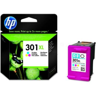 HP  301XL - cartouche d'encre haute capacit&eacute; - trois couleurs (CH564EE)