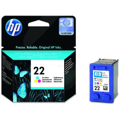 HP Cartouche d'encre originale  22 Tricolore Oui Cyan/Magenta/Jaune