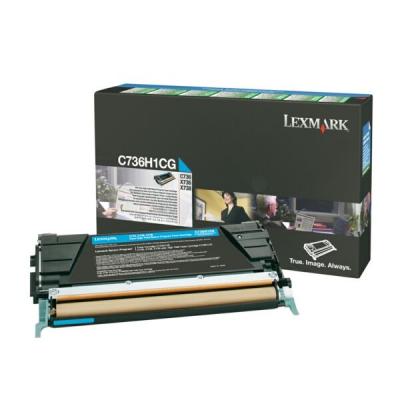 LEXMARK  Cartouche Toner C73X Cyan 10 000 pages LRP