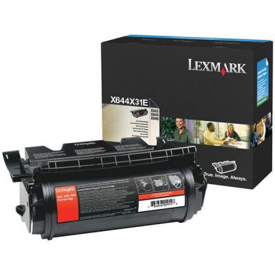 LEXMARK  x644e/x646e extra high yield print cartridge cartouche de toner original noir X644X31E